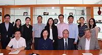 A group photo of CUHK members with delegation from Zhuhai Municipal Government